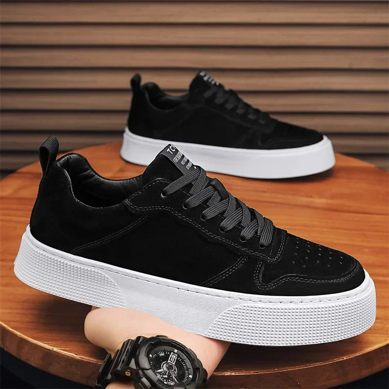 Men's Suede Platform Sneakers