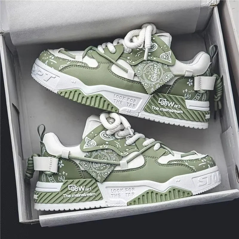Men's Vulcanized Platform Sneakers