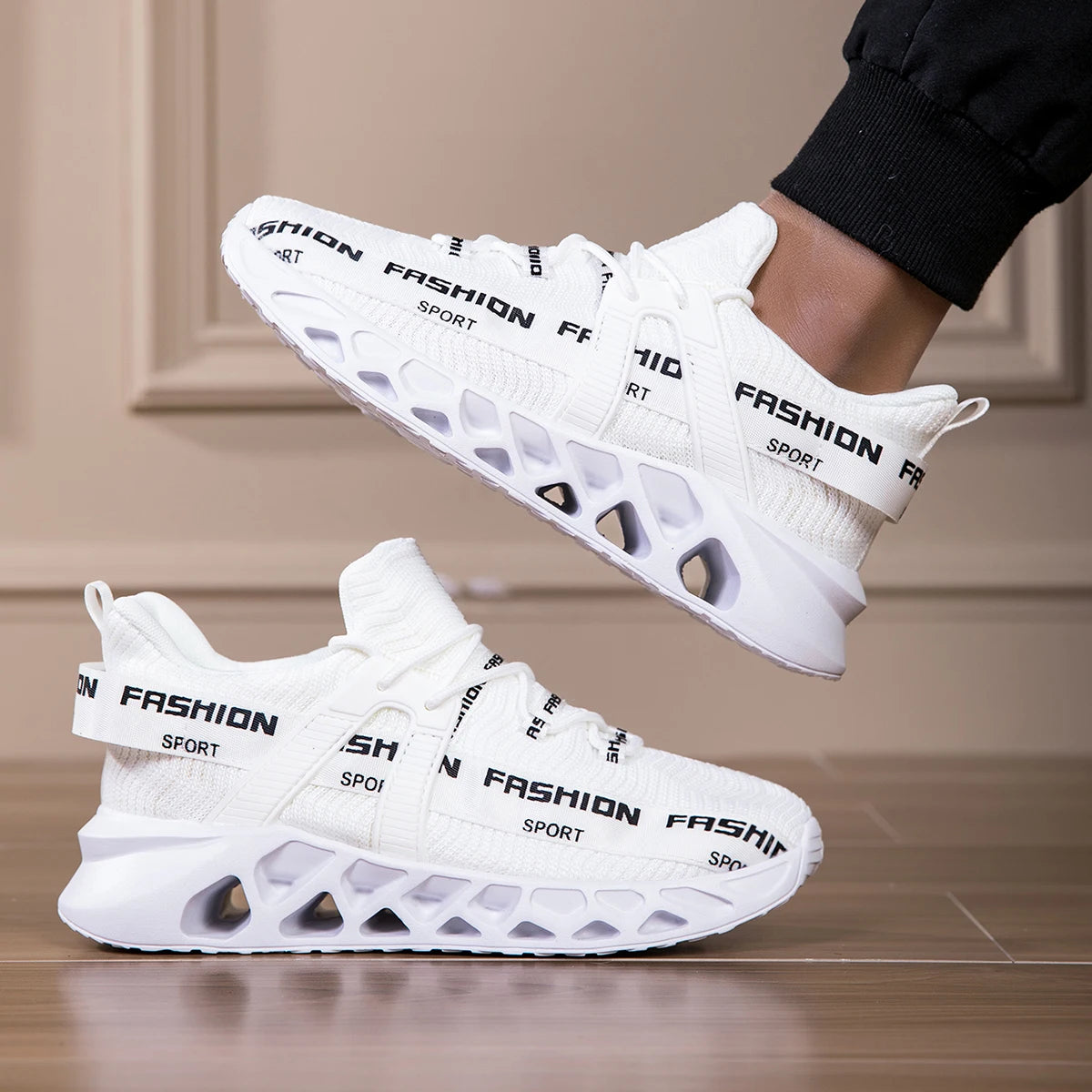 Men's Breathable Platform Sneakers