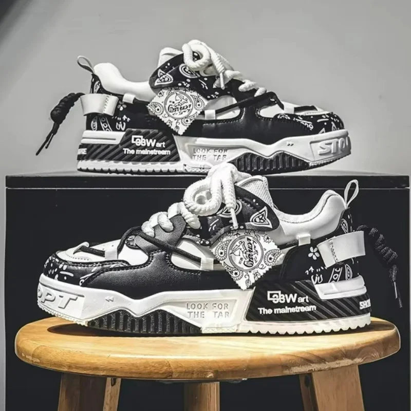 Men's Vulcanized Platform Sneakers