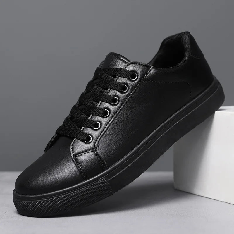 Men's Leather Skate Sneakers