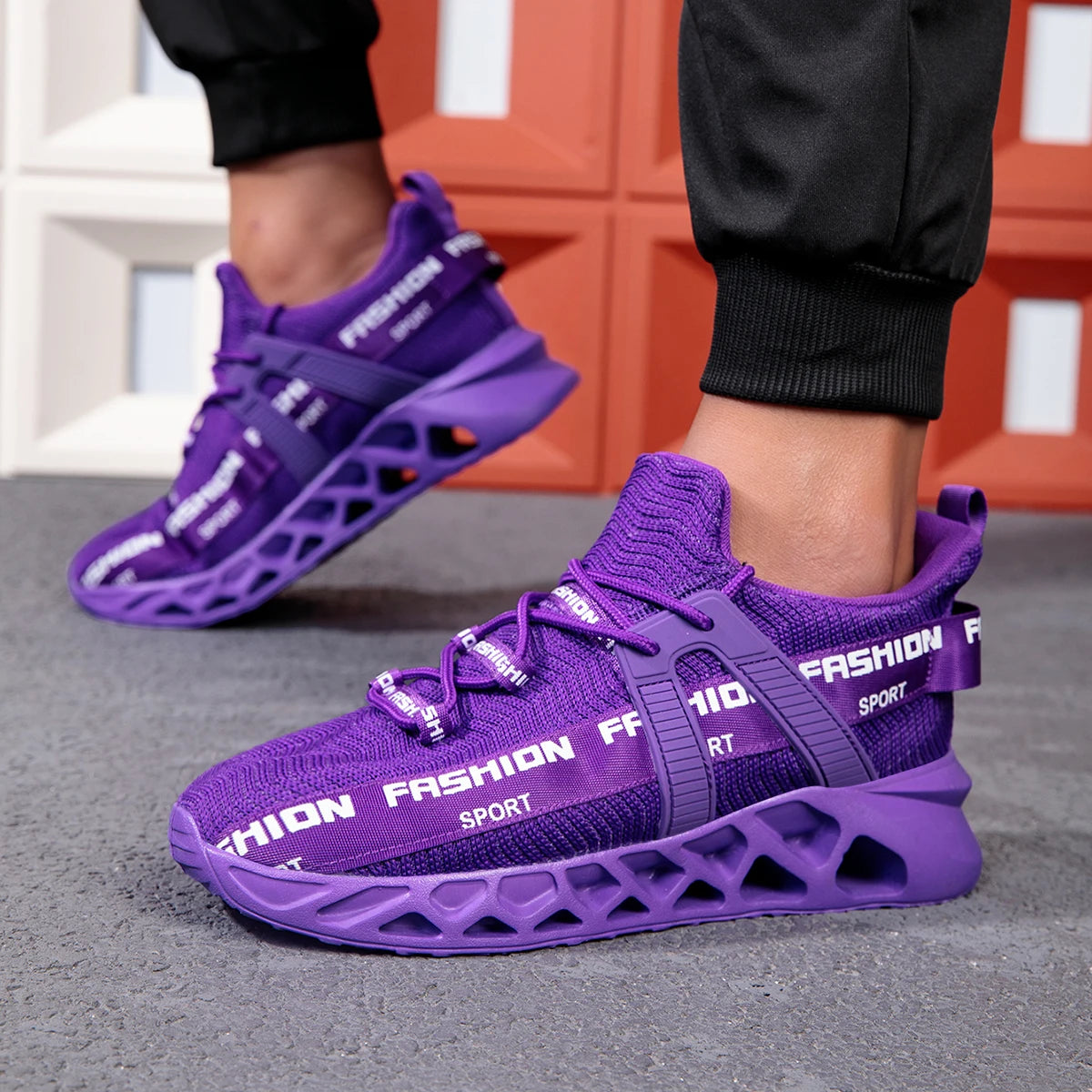 Men's Breathable Platform Sneakers