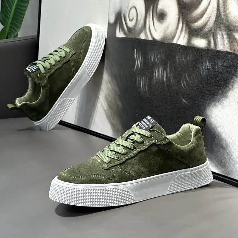 Men's Suede Platform Sneakers
