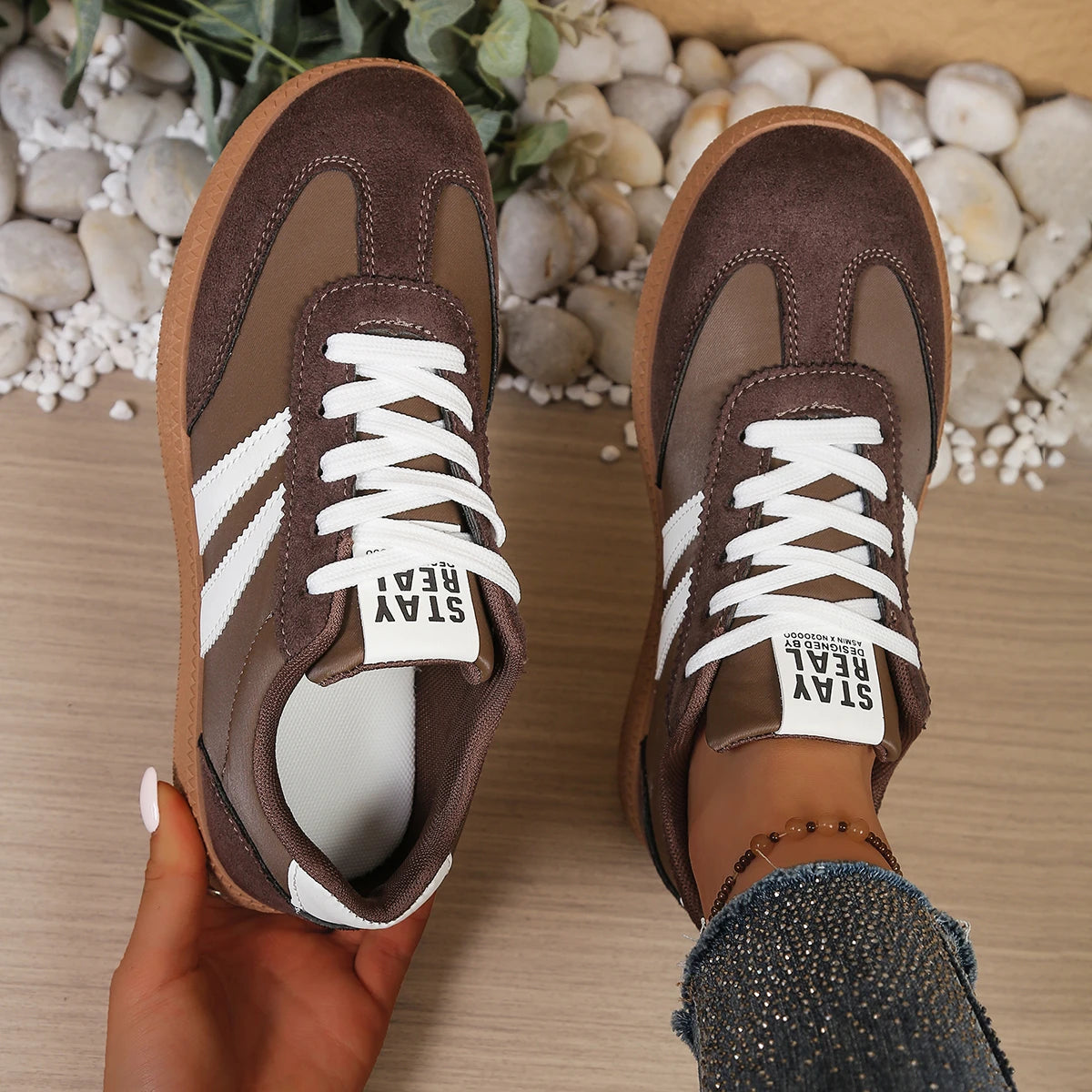 Women's Casual Patchwork Sneakers