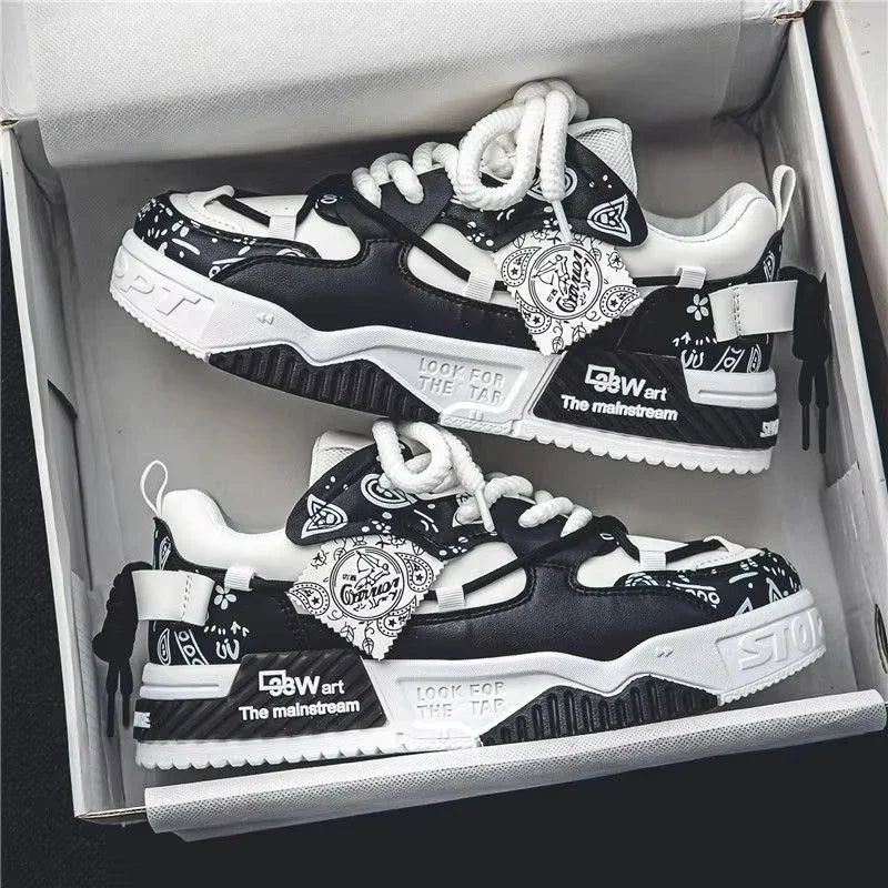 Men's Vulcanized Platform Sneakers
