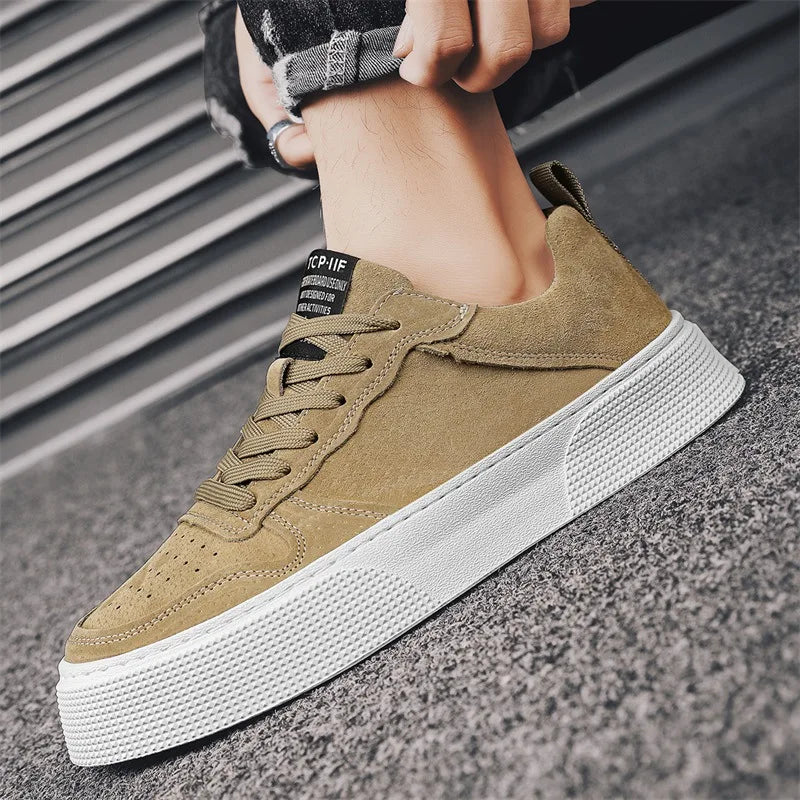 Men's Suede Platform Sneakers