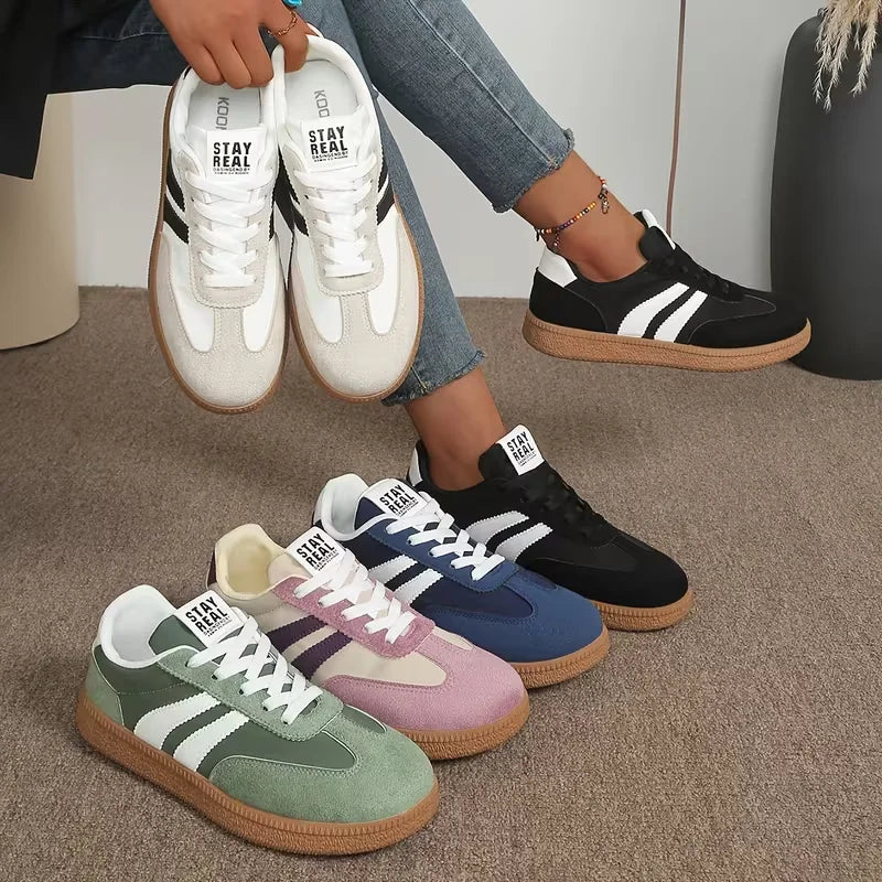 Women's Casual Patchwork Sneakers