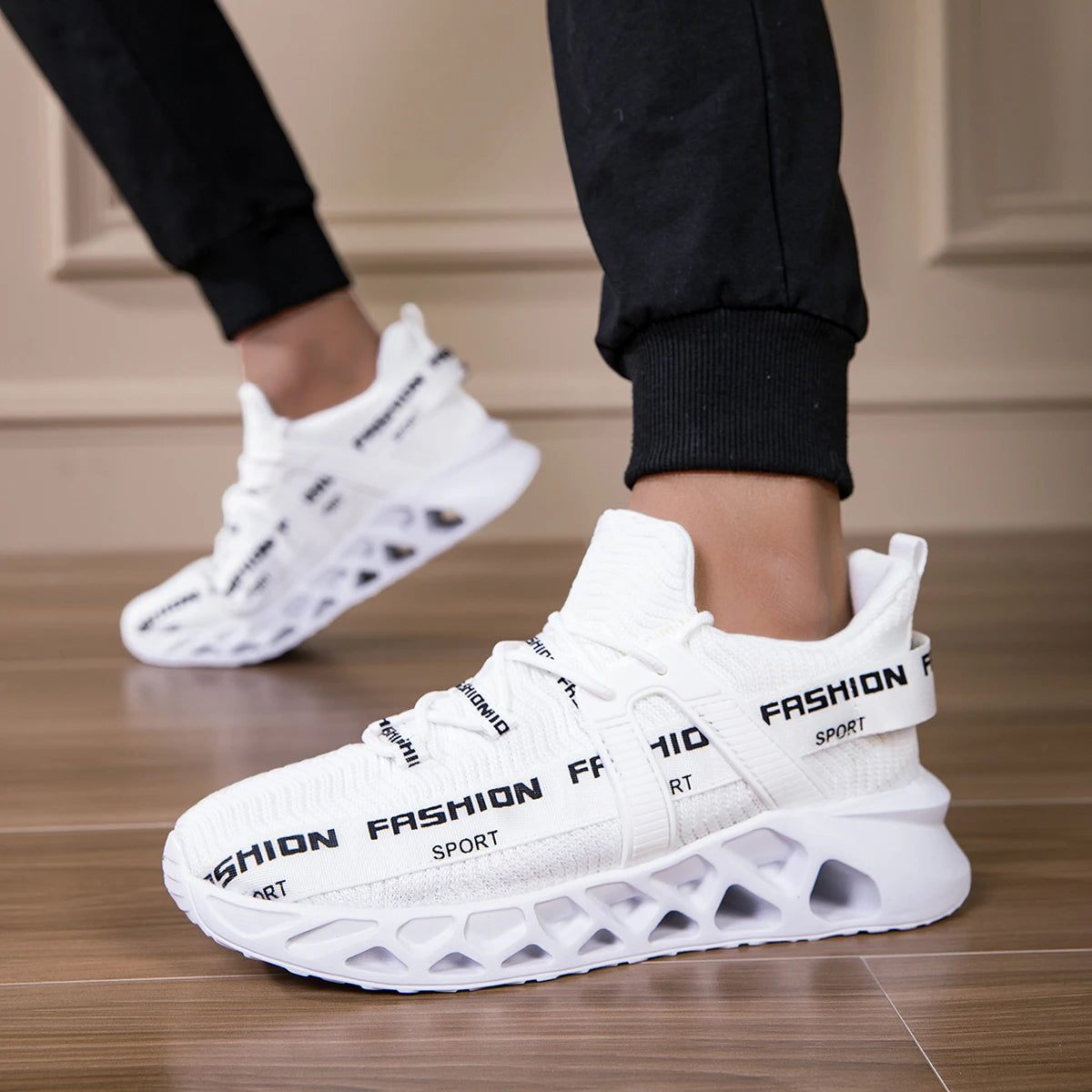 Men's Breathable Platform Sneakers