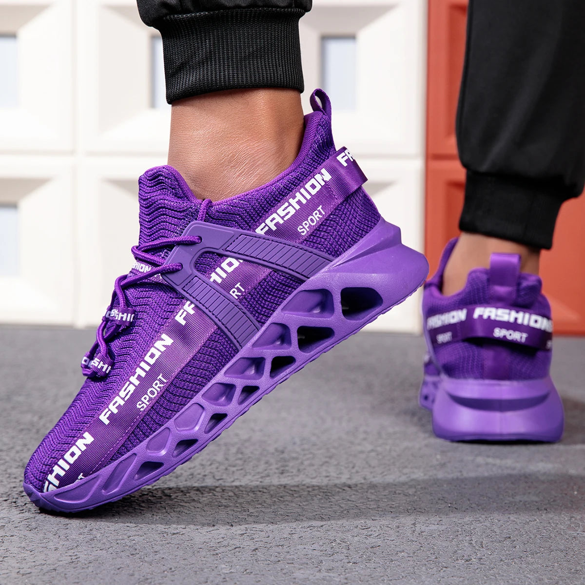 Men's Breathable Platform Sneakers
