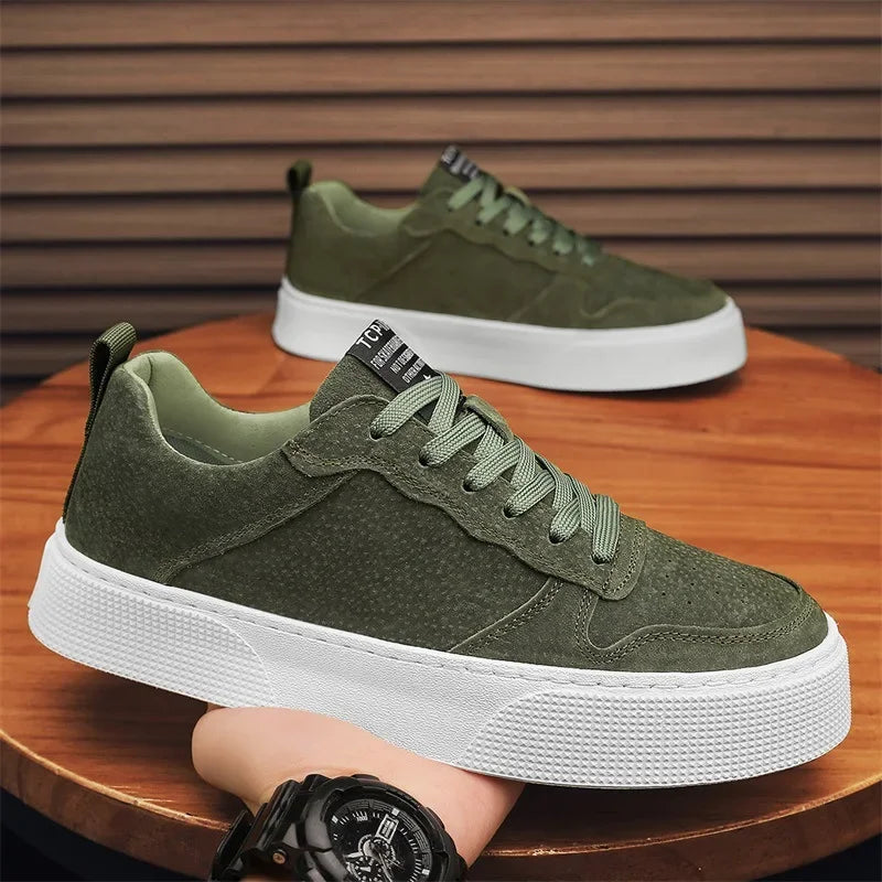 Men's Suede Platform Sneakers