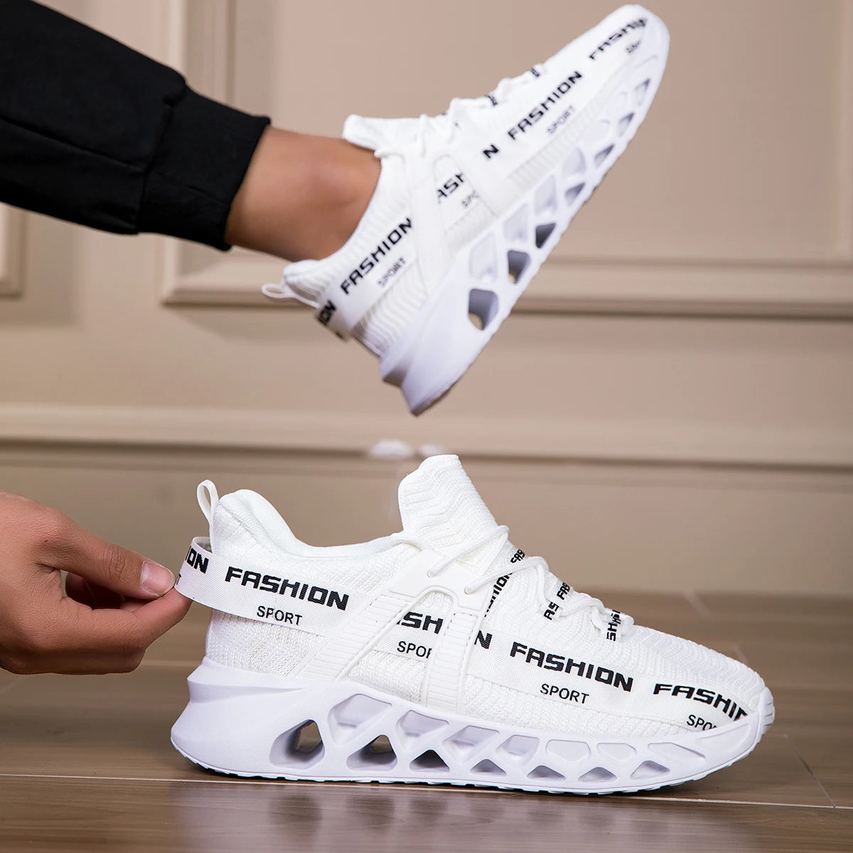 Men's Breathable Platform Sneakers