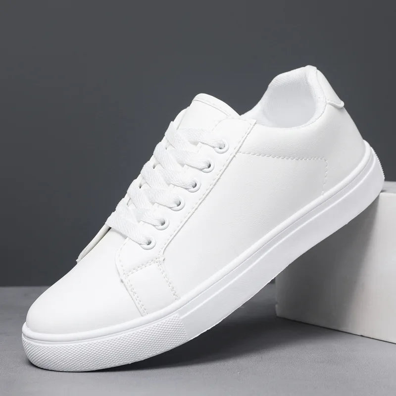 Men's Leather Skate Sneakers