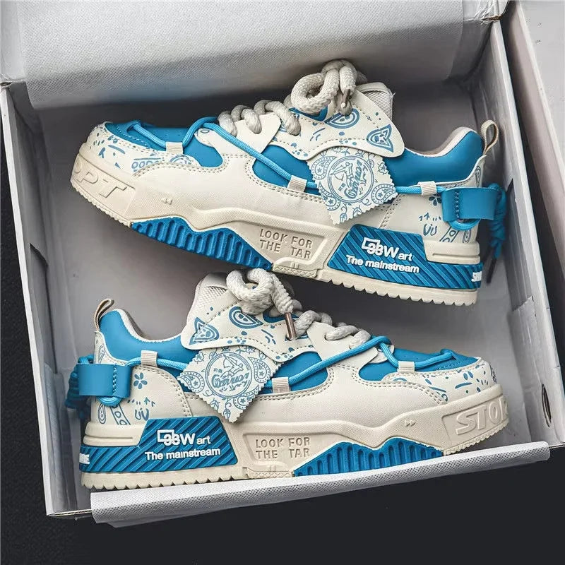 Men's Vulcanized Platform Sneakers