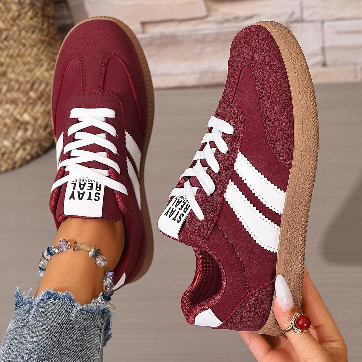 Women's Casual Patchwork Sneakers