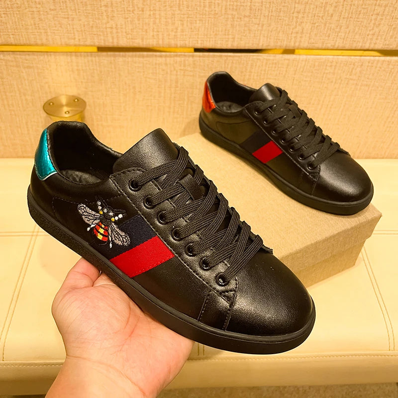 Men's Embroidered Skate Sneakers