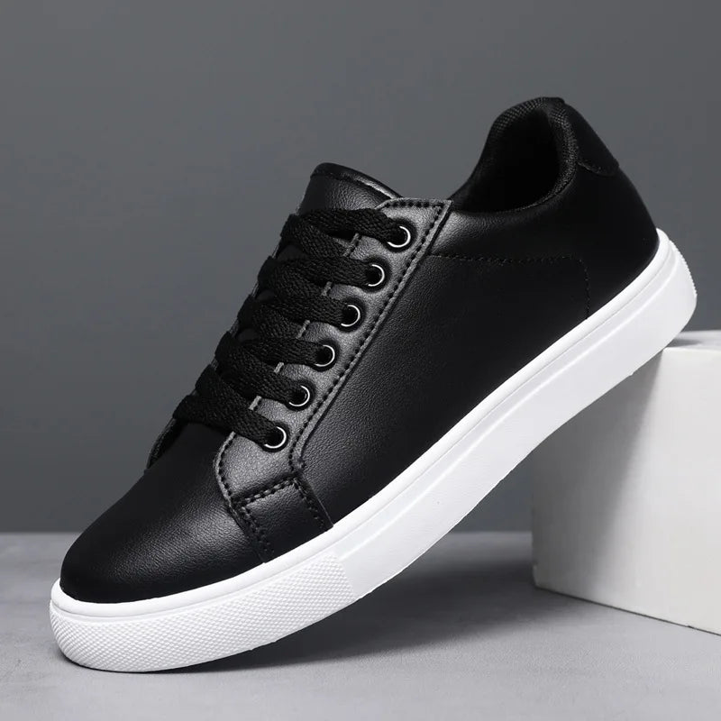 Men's Leather Skate Sneakers