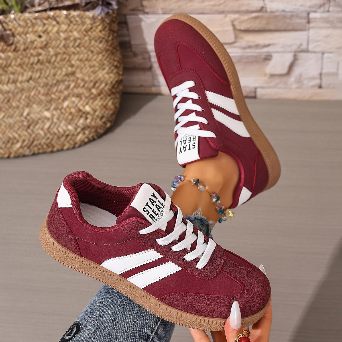 Women's Casual Patchwork Sneakers